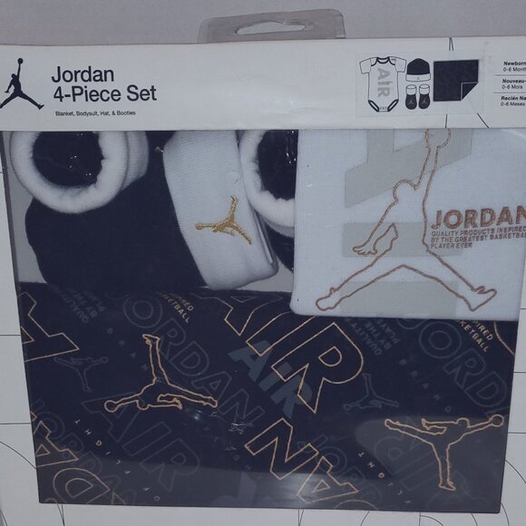 Infant Jordan 4-Piece Set | 0-6 Months - Picture 1 of 3